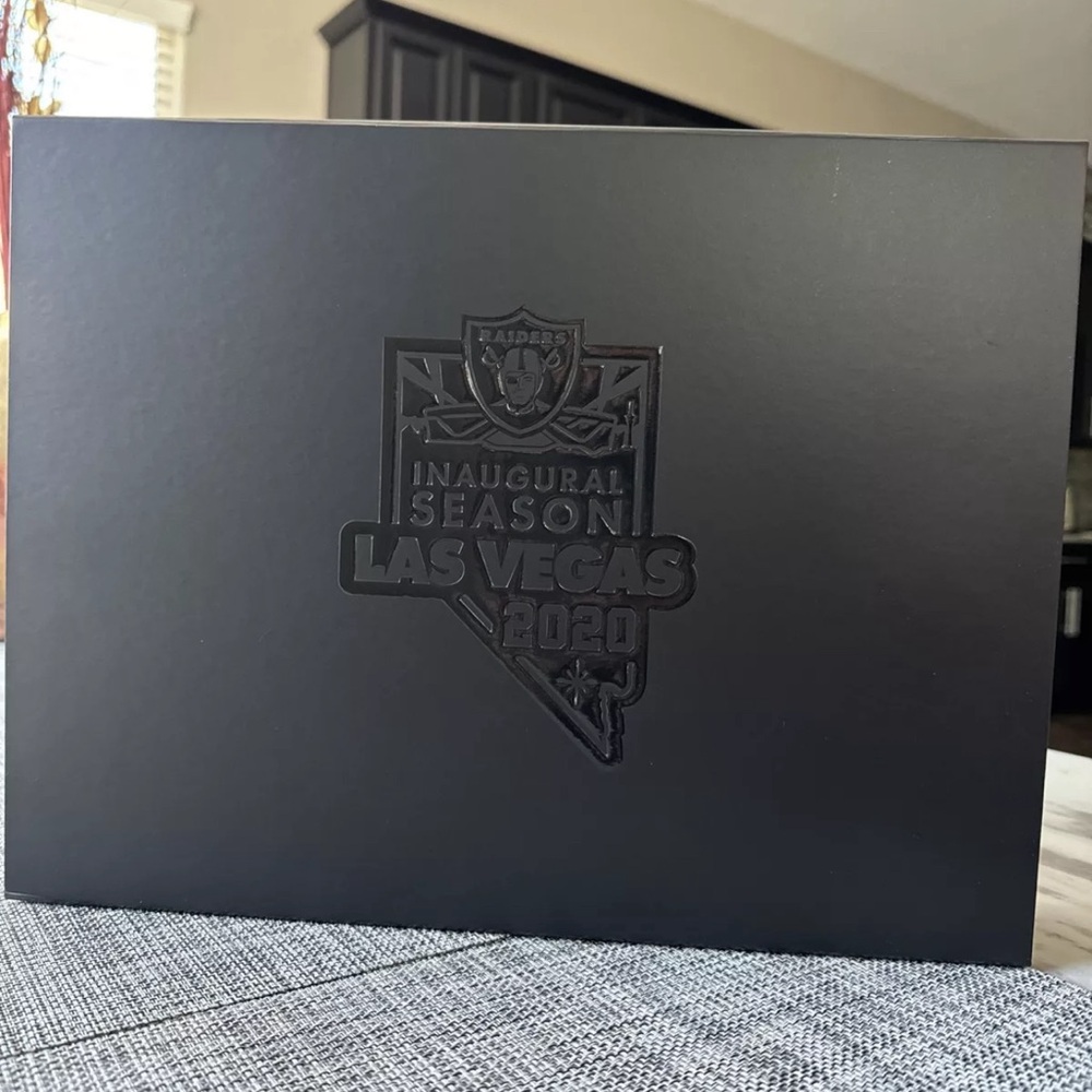 Las Vegas Raiders 2020 Allegiant Stadium Inaugural Season Ticket Gift Box